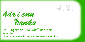 adrienn wanko business card